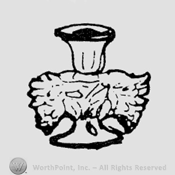 Rookwood Pottery Shape No. 6024; candle holder.