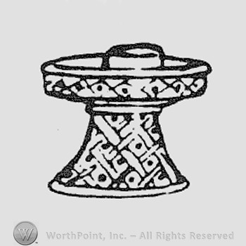 Rookwood Pottery Shape No. 6069; candle holder.