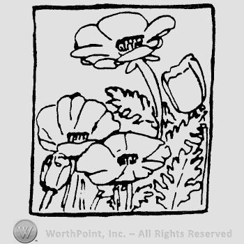 Rookwood Pottery Shape No. 6300; tile.