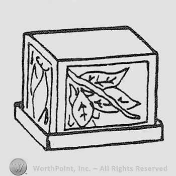 Rookwood Pottery Shape No. 6374; box.