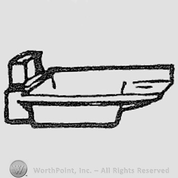 Rookwood Pottery Shape No. 6425; ashtray.