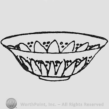 Rookwood Pottery Shape No. 6430; bowl.