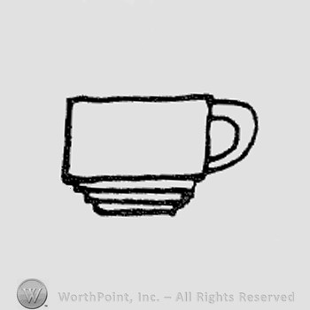 Rookwood Pottery Shape No. 6461; cup.