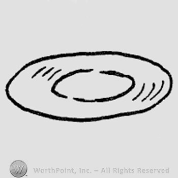 Rookwood Pottery Shape No. 6461; plate.