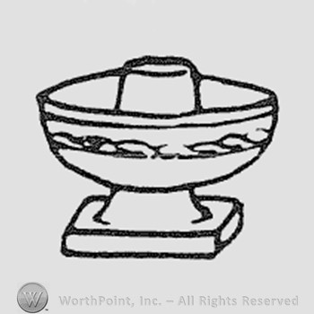 Rookwood Pottery Shape No. 6522; candle holder.