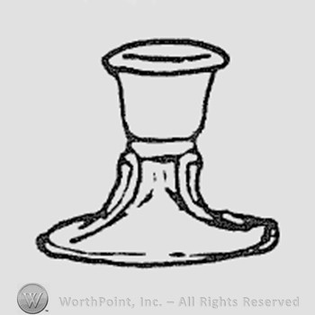Rookwood Pottery Shape No. 6532; candlestick.