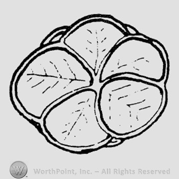 Rookwood Pottery Shape No. 6556; tray.