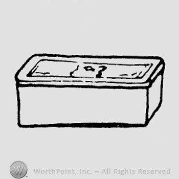 Rookwood Pottery Shape No. 6574; covered box.