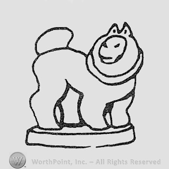 Rookwood Pottery Shape No. 6584; paperweight.