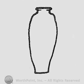 Rookwood Pottery Shape No. 6601; vase.