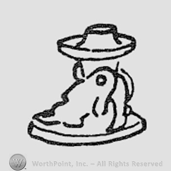 Rookwood Pottery Shape No. 6619; paperweight.