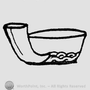Rookwood Pottery Shape No. 6642; candle holder.