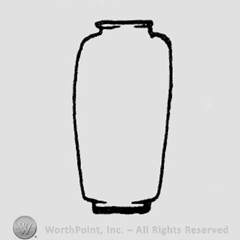Rookwood Pottery Shape No. 6644; vase.
