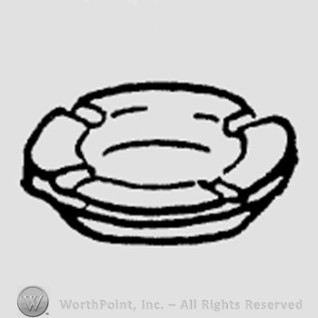 Rookwood Pottery Shape No. 6651; plate.