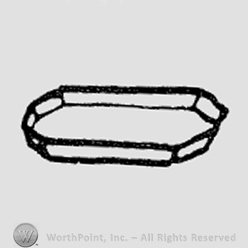 Rookwood Pottery Shape No. 6728; ash tray.