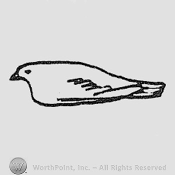 Rookwood Pottery Shape No. 6930; kay ley pigeon.