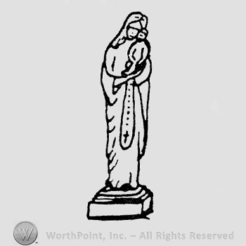 Rookwood Pottery Shape No. 6958; lady of Cincinnati.