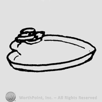 Rookwood Pottery Shape No. 6970; tray.