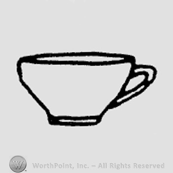 Rookwood Pottery Shape No. 6971; tea cup.