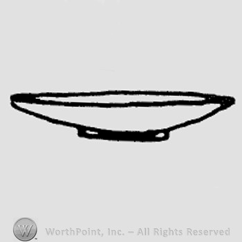 Rookwood Pottery Shape No. 6971; plate.