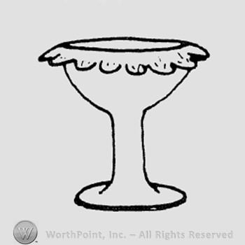 Rookwood Pottery Shape No. 6973; icecream cup.