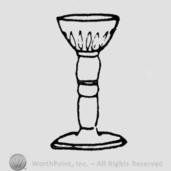 Rookwood Pottery Shape No. 6974; candle holder.
