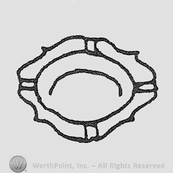 Rookwood Pottery Shape No. 7005; ash tray.