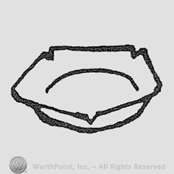 Rookwood Pottery Shape No. 7007; ash tray.