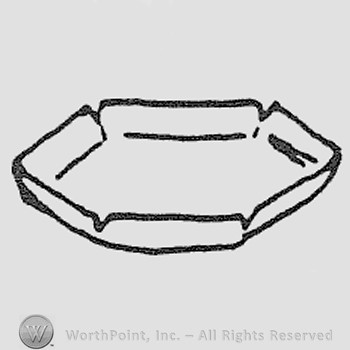 Rookwood Pottery Shape No. 7009; ash tray.