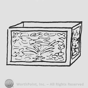 Rookwood Pottery Shape No. 7017; planter box.