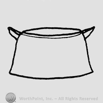 Rookwood Pottery Shape No. 7028; sugar bowl.