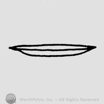 Rookwood Pottery Shape No. 7033; plate.