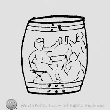 Rookwood Pottery Shape No. 7051; clock case.