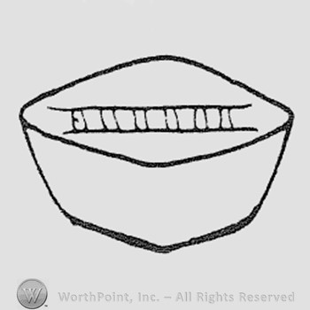 Rookwood Pottery Shape No. 7060; ashtray.