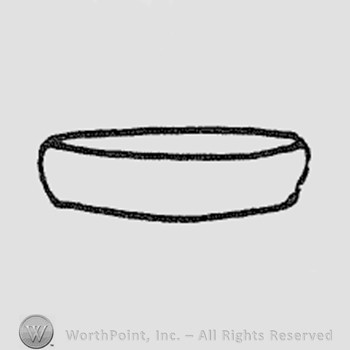 Rookwood Pottery Shape No. 7066; ashtray.