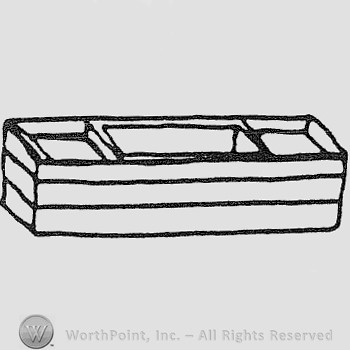 Rookwood Pottery Shape No. 7082; tray.