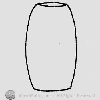 Rookwood Pottery Shape No. 7102; vase.