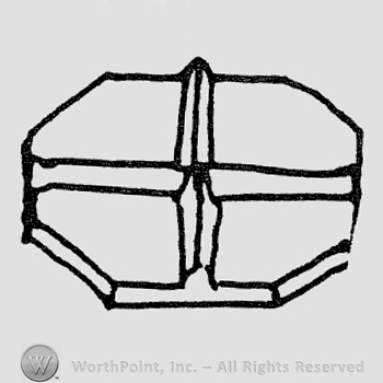 Rookwood Pottery Shape No. 7114; tea tile.