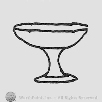 Rookwood Pottery Shape No. 7139; compote.