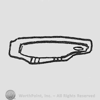 Rookwood Pottery Shape No. 7162; ashtray.