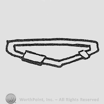 Rookwood Pottery Shape No. 7164; ashtray.