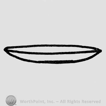Rookwood Pottery Shape No. 7192; plate.