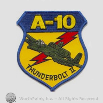 Weapon System Patch, Aircraft Patch : A-10 Thunderbolt II.