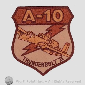 Weapon System Patch, Aircraft Patch : A-10 Thunderbolt II.