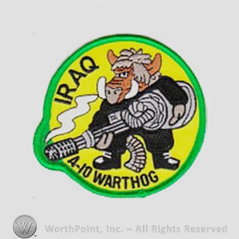 Weapon System Patch, Aircraft Patch : A-10 Thunderbolt II Operation IRAQI FREEDOM.