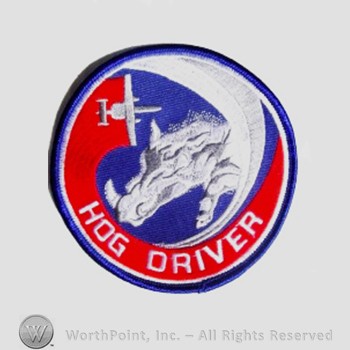 Weapon System Patch, Aircraft Patch : A-10 Thunderbolt II Pilot.