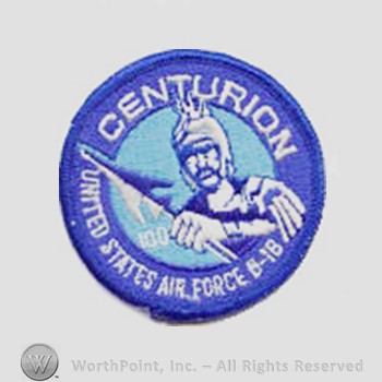 Weapon System Patch, Aircraft Patch : B-1B Lancer 100th Aircraft.