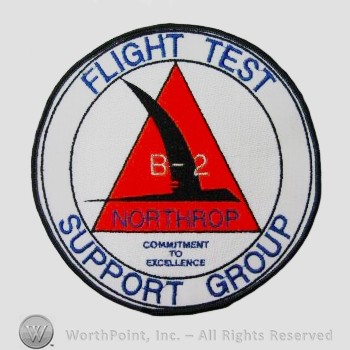 Weapon System Patch, Aircraft Patch : B-2 Spirit Flight Test Support Group.