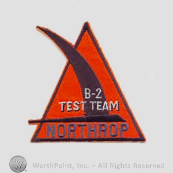 Weapon System Patch, Aircraft Patch : B-2 Spirit Northrop Test Team.