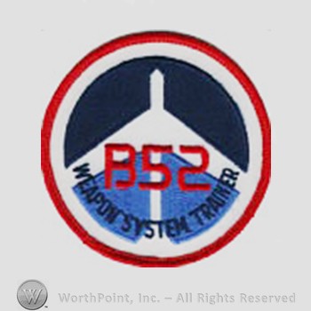 Weapon System Patch, Aircraft Patch : B-52 Stratofortress Weapon System Trainer.